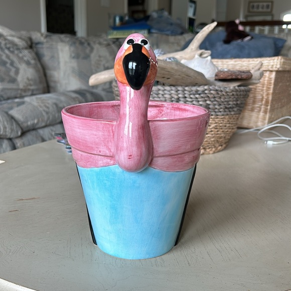Flamingo planter/accessory/pot - Picture 5 of 6